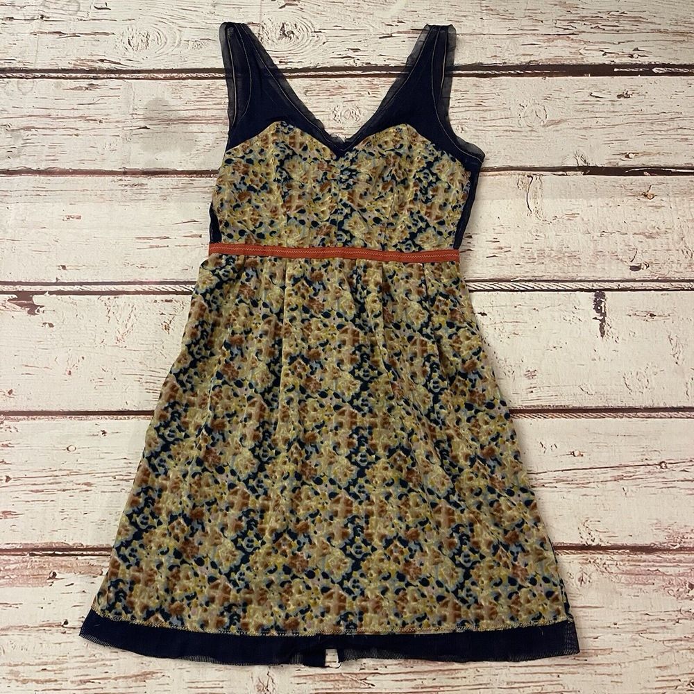 Anthropologie Staring at Stars Dress Boho Style Womens Size 2